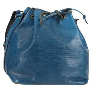 LOUIS VUITTON Epi Petit Noe Shoulder Bag Blue M44105